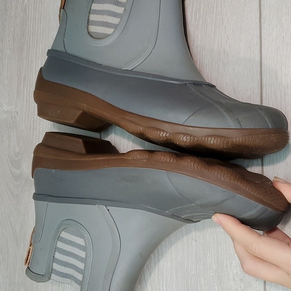 Sperry Womens Saltwater Syren Duck Rubber Waterproof Ankle Booties shoes 8.5 - Picture 11 of 15